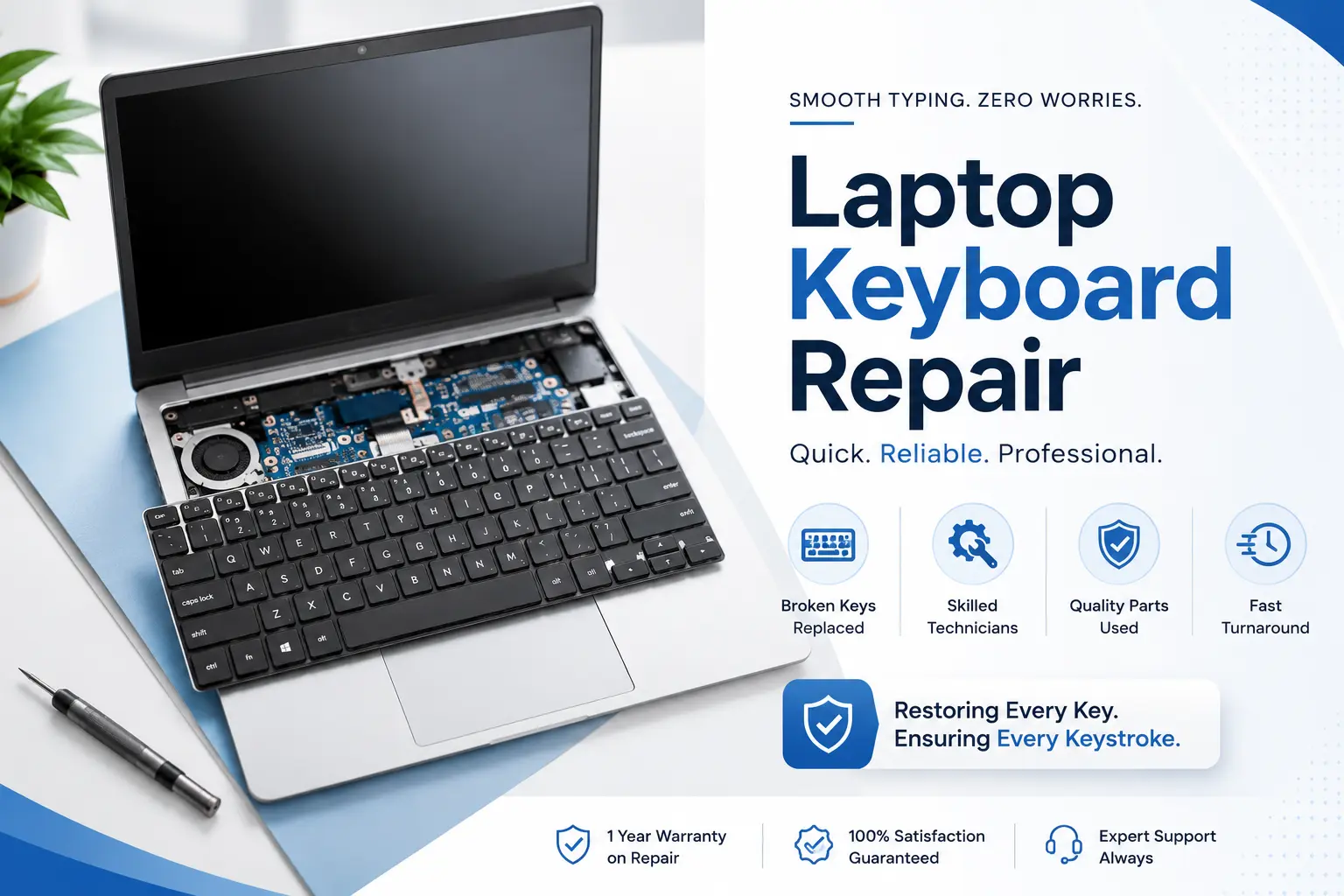 Laptop keyboard repair and replacement service Mumbai