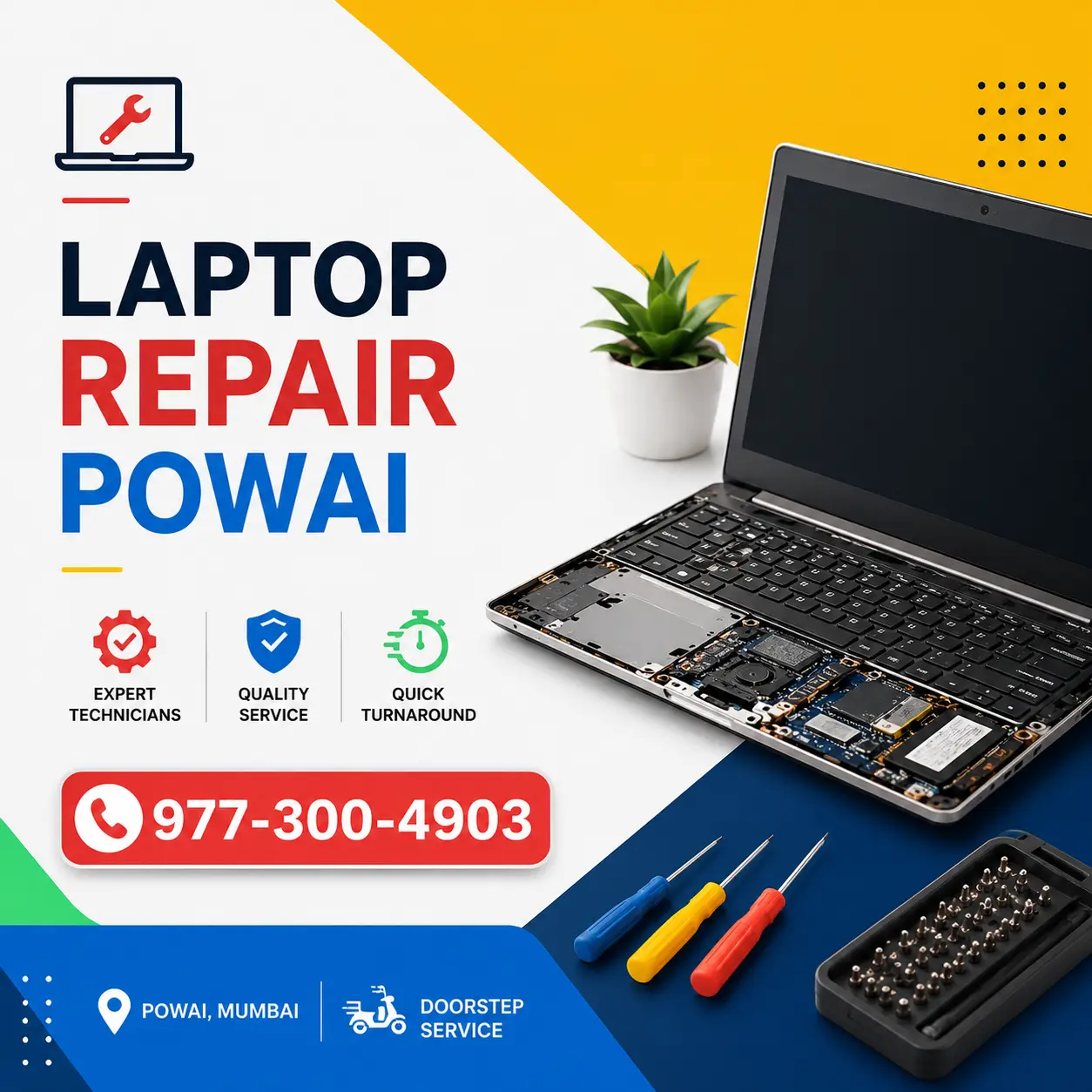 Bombay Computers laptop repair service center workstation in Powai